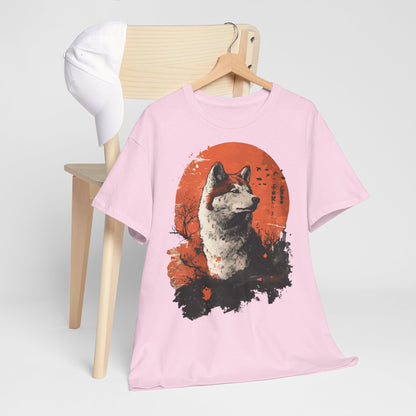 Shiba Inu "Red Moon" Tshirt