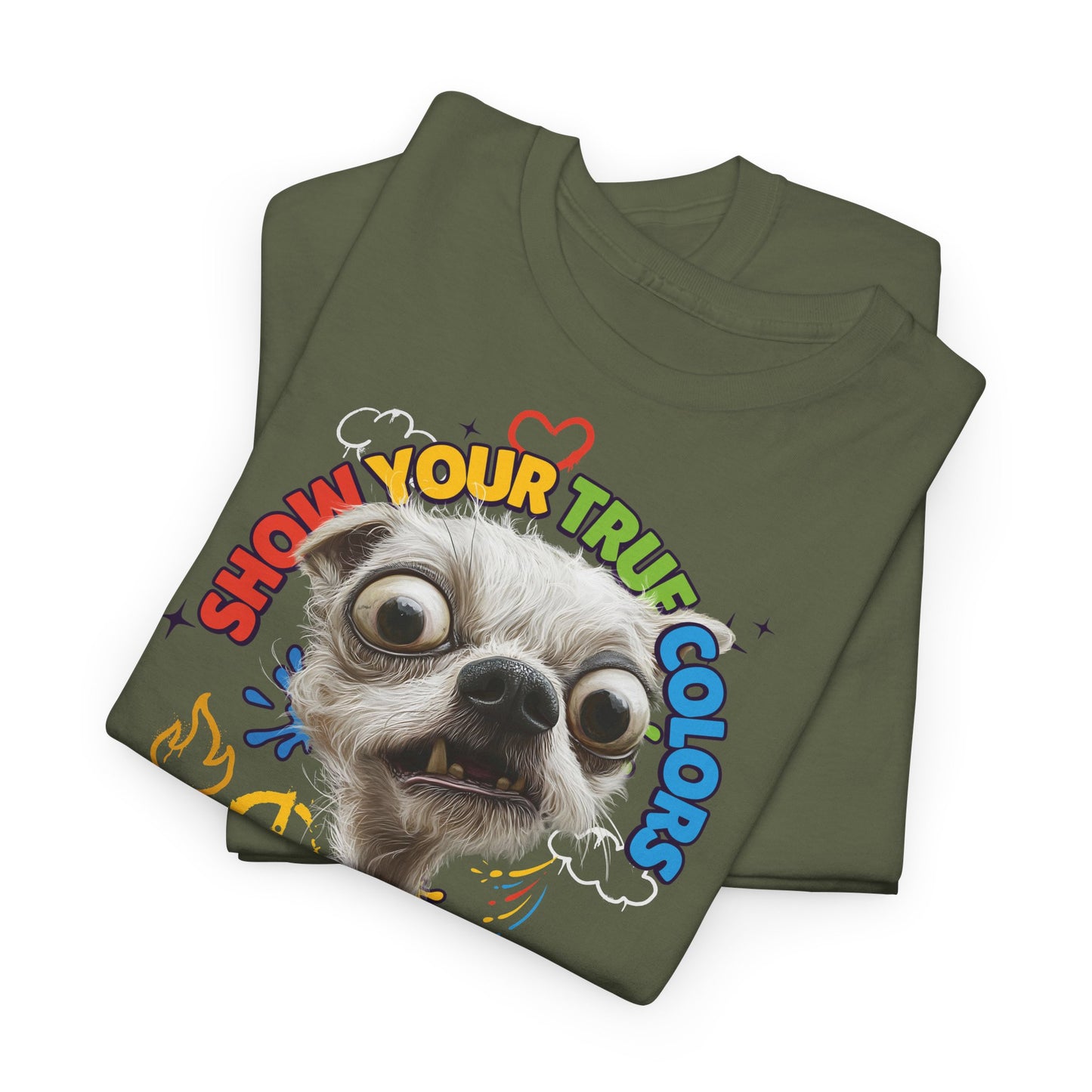 Show your true colors - You are beautiful - Hunde Tshirts. Gibt es in vielen verschiedenen Ausführungen.