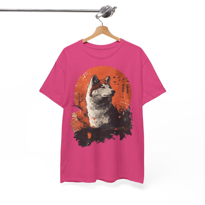 Shiba Inu "Red Moon" Tshirt