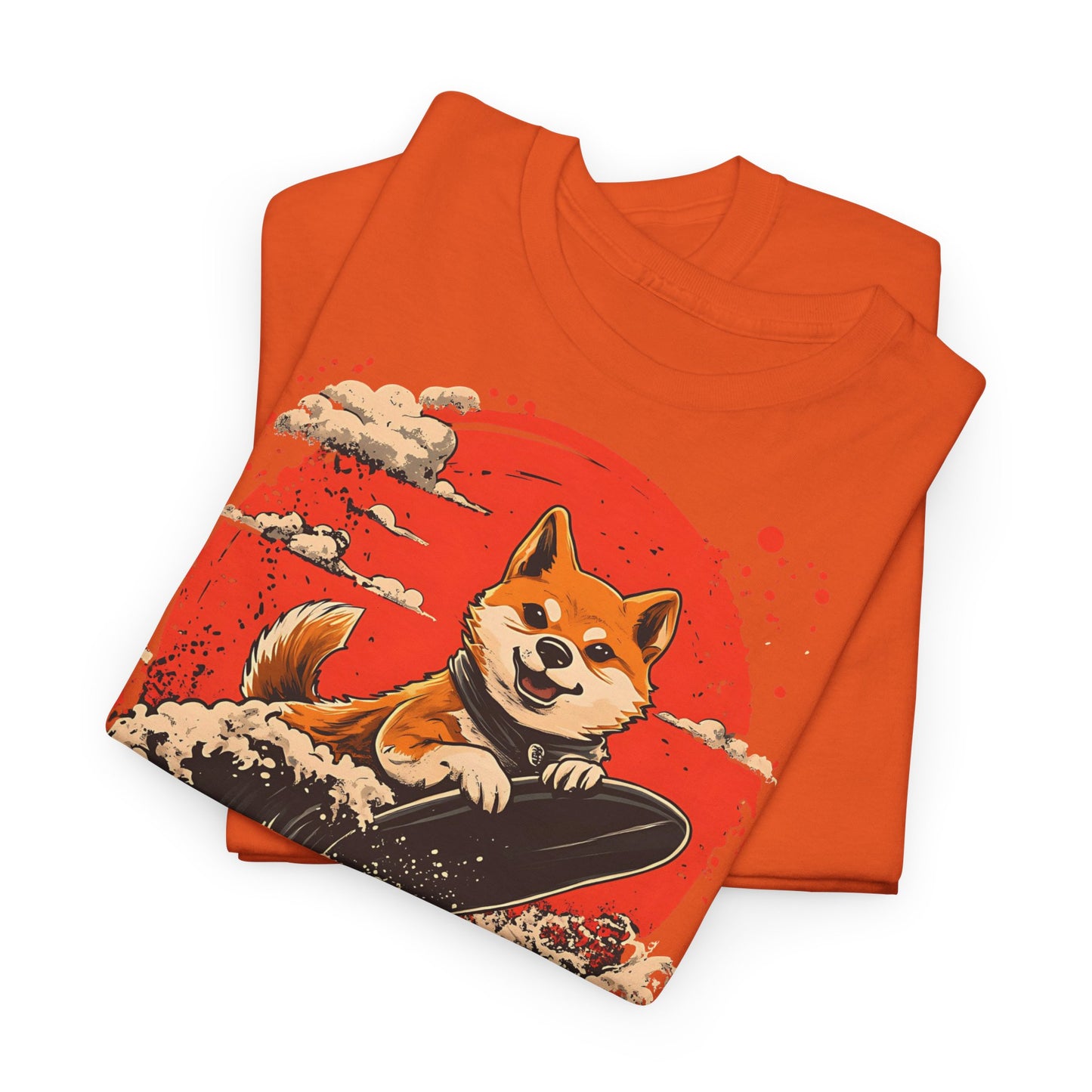 Shiba Inu Surfing T-Shirt