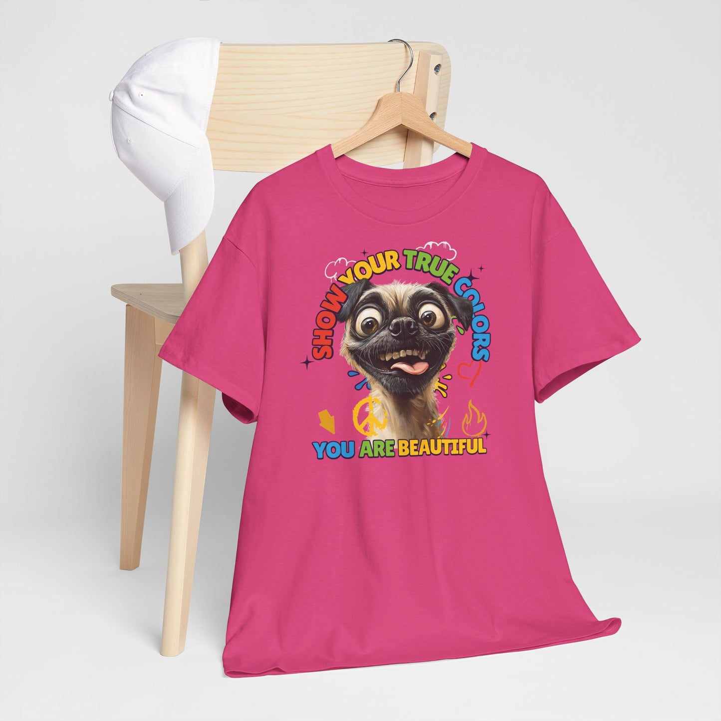 Show your true colors - You are beautiful - Hunde Tshirts. Gibt es in vielen verschiedenen Ausführungen.