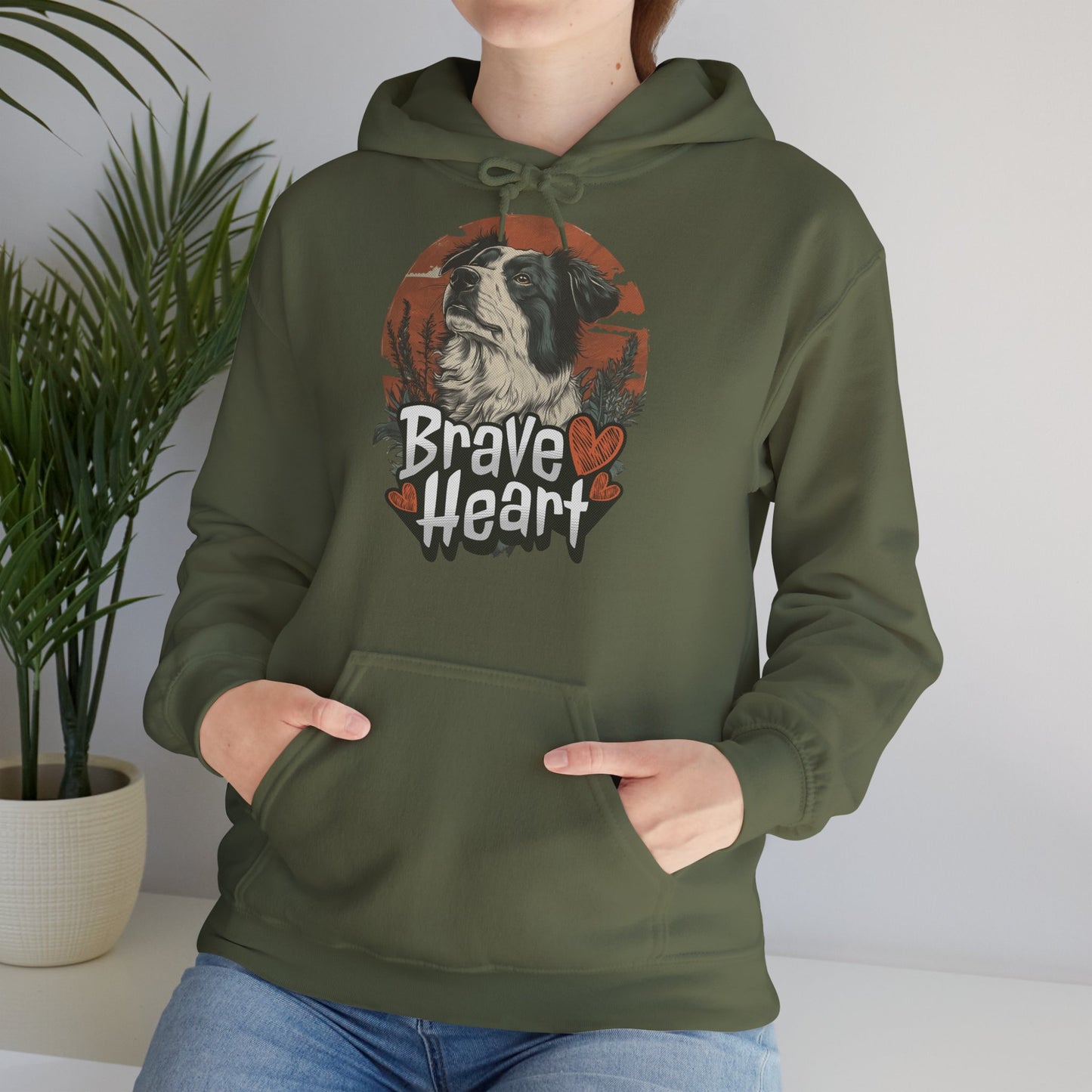 Brave Heart - Unisex Heavy Blend™ Hoodie Sweatshirt