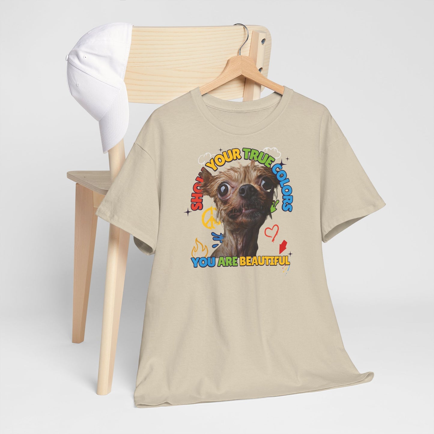 Show your true colors - You are beautiful - Hunde Tshirts. Gibt es in vielen verschiedenen Ausführungen.