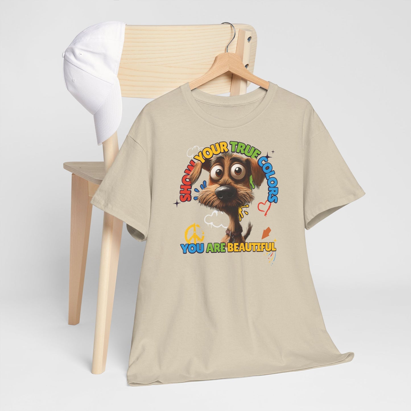 Show your true colors - You are beautiful - Hunde Tshirts. Gibt es in vielen verschiedenen Ausführungen.