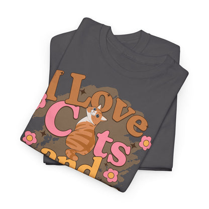 Love Cats and Dogs Tshirt - Hunde und Katzen liebhaber Tshirt