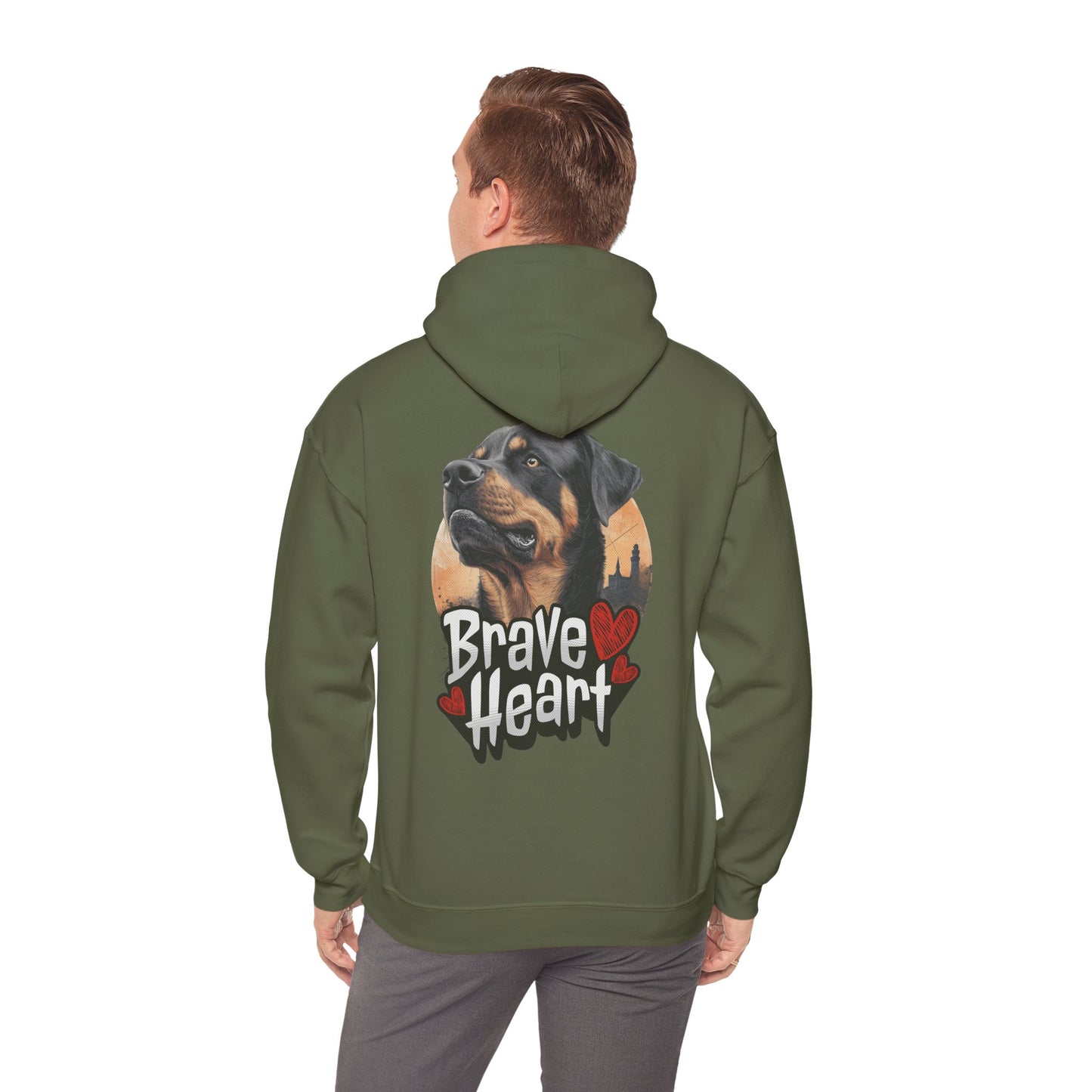 Brave Heart - Unisex Heavy Blend™ Hoodie Sweatshirt