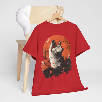 Shiba Inu "Red Moon" Tshirt