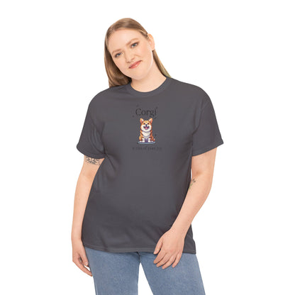 T-Shirt - Corgi 8 bit Gamer Pet Tee