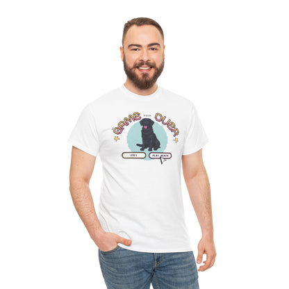 The Game is never over - Labrador Tshirt - Unisex Heavy Cotton Tee