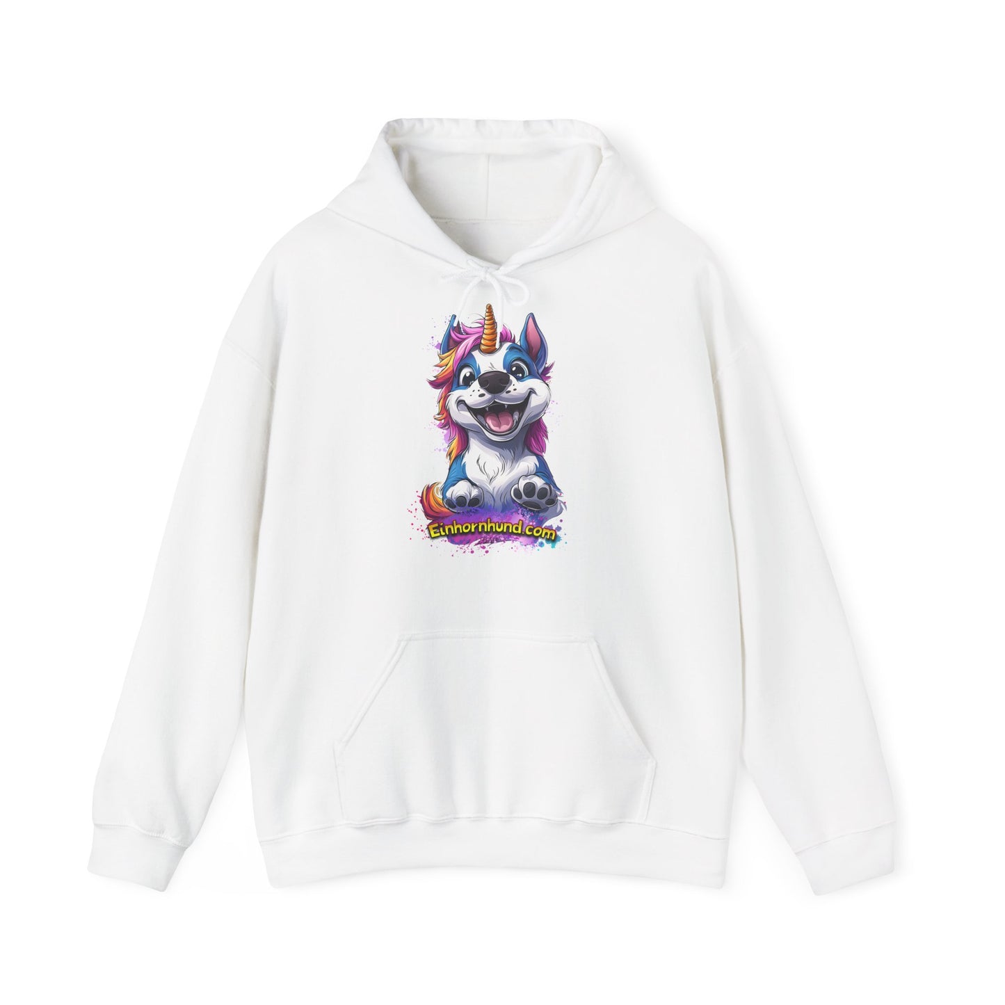 🦄🐾 Einhornhund Hoodie – Flauschig, magisch, einzigartig! - Druck Vorne 🐾🦄