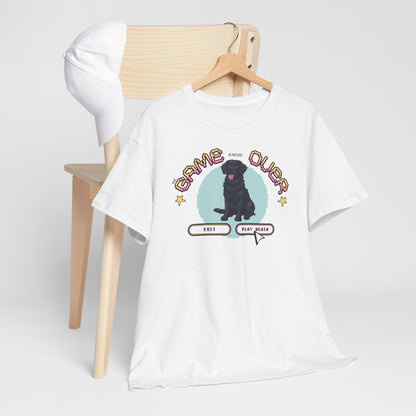 The Game is never over - Labrador Tshirt - Unisex Heavy Cotton Tee