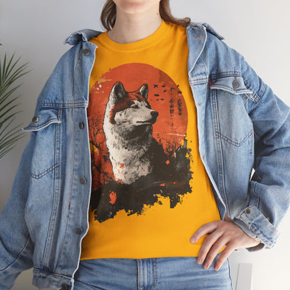 Shiba Inu "Red Moon" Tshirt