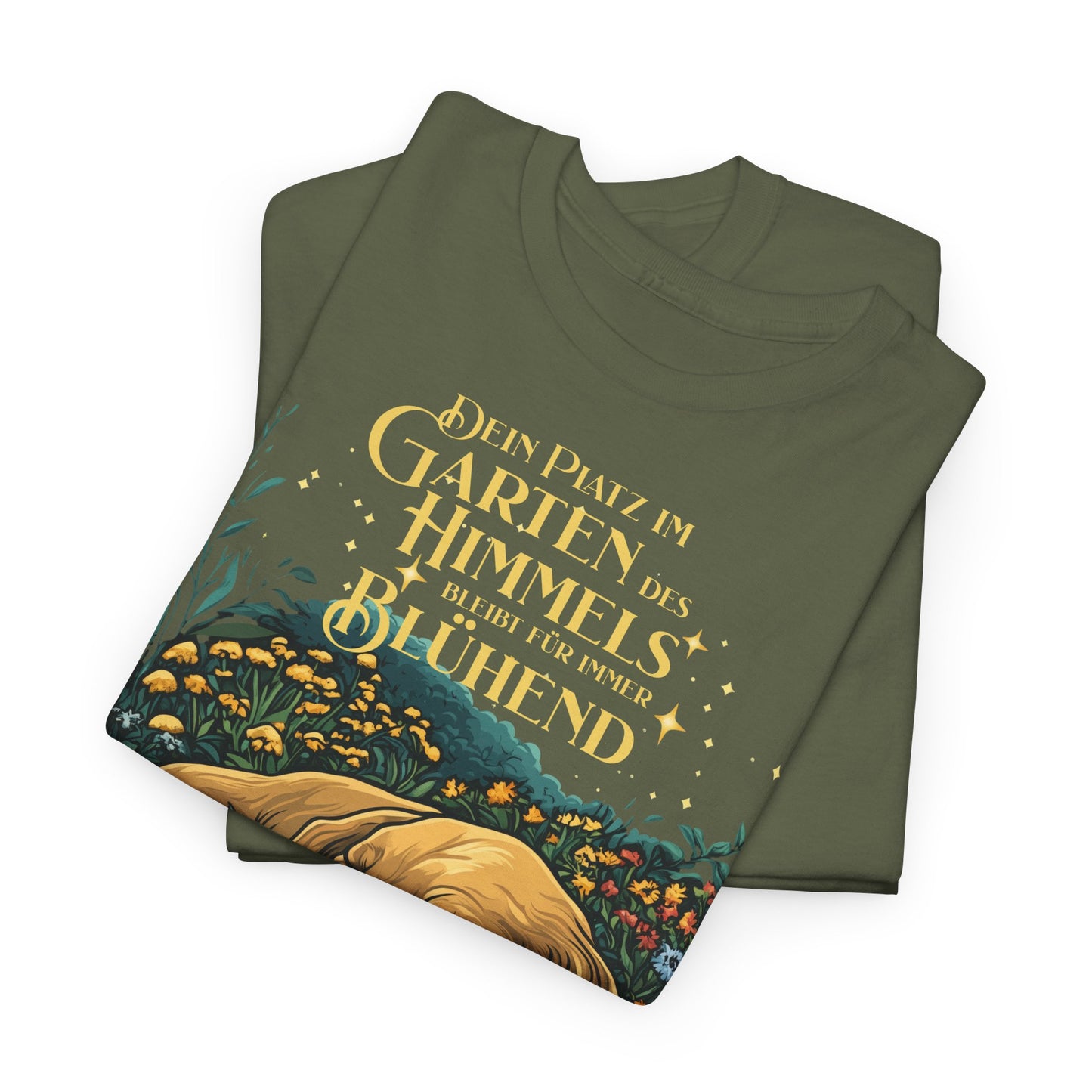 Dein Platz im Garten des Himmels - Trauer Tshirt - Unisex Heavy Cotton Tee