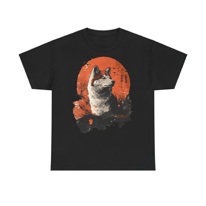 Shiba Inu "Red Moon" Tshirt