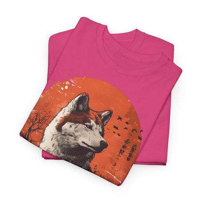 Shiba Inu "Red Moon" Tshirt