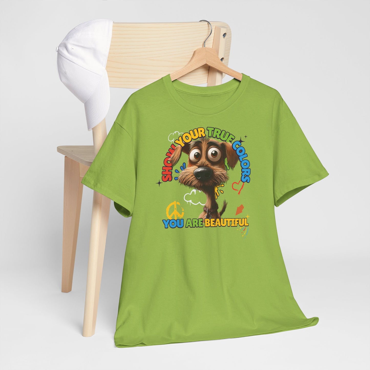 Show your true colors - You are beautiful - Hunde Tshirts. Gibt es in vielen verschiedenen Ausführungen.