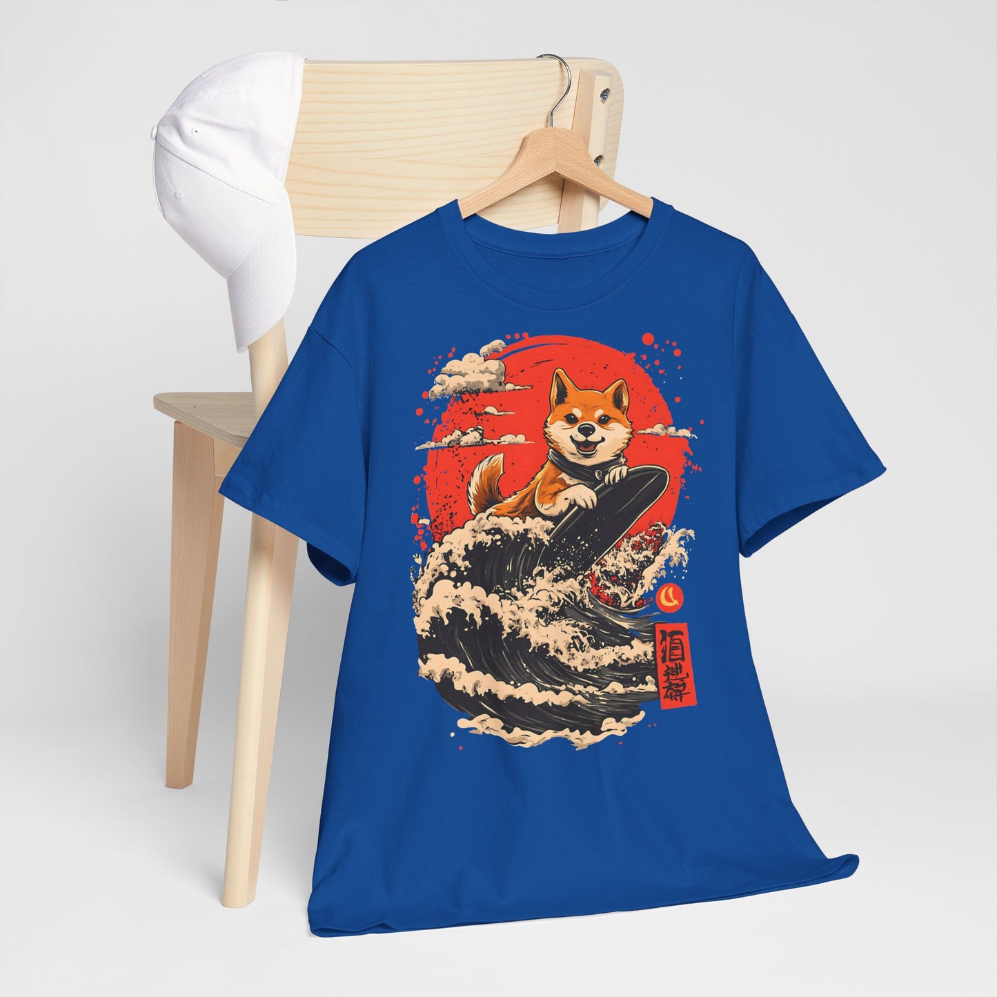 Shiba Inu Surfing T-Shirt