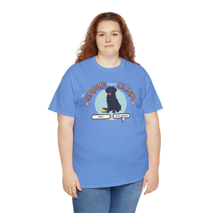 The Game is never over - Labrador Tshirt - Unisex Heavy Cotton Tee