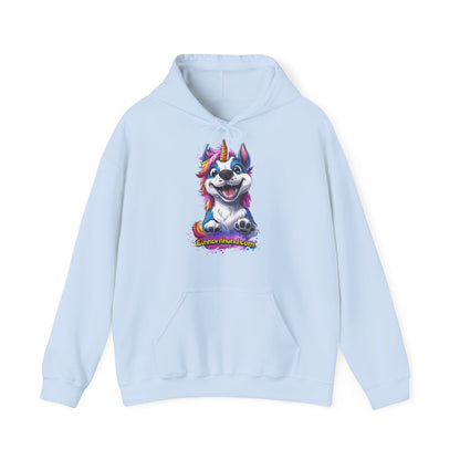 🦄🐾 Einhornhund Hoodie – Flauschig, magisch, einzigartig! - Druck Vorne 🐾🦄