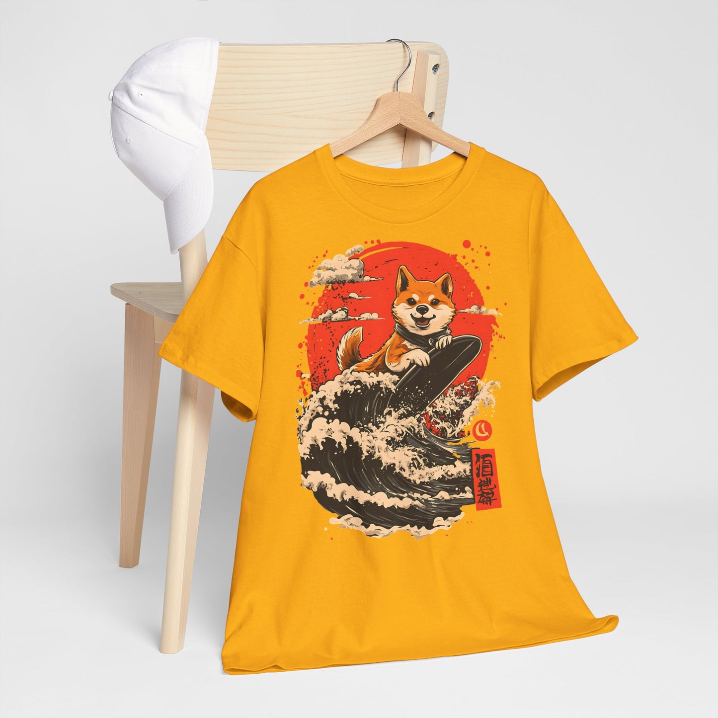 Shiba Inu Surfing T-Shirt