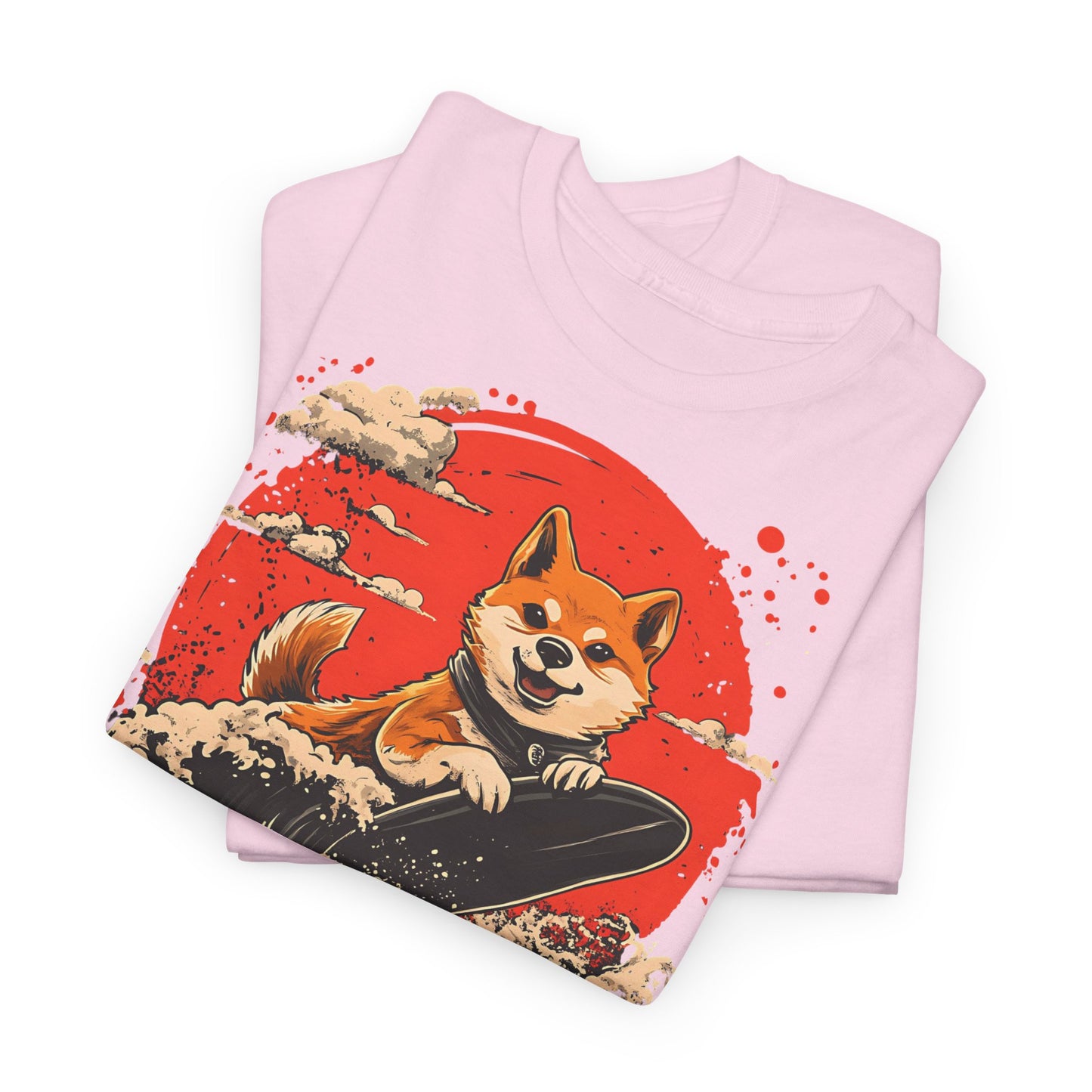 Shiba Inu Surfing T-Shirt