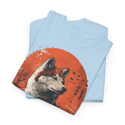 Shiba Inu "Red Moon" Tshirt