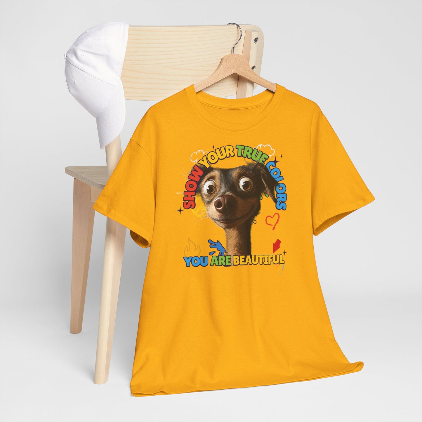 Show your true colors - You are beautiful - Hunde Tshirts. Gibt es in vielen verschiedenen Ausführungen.