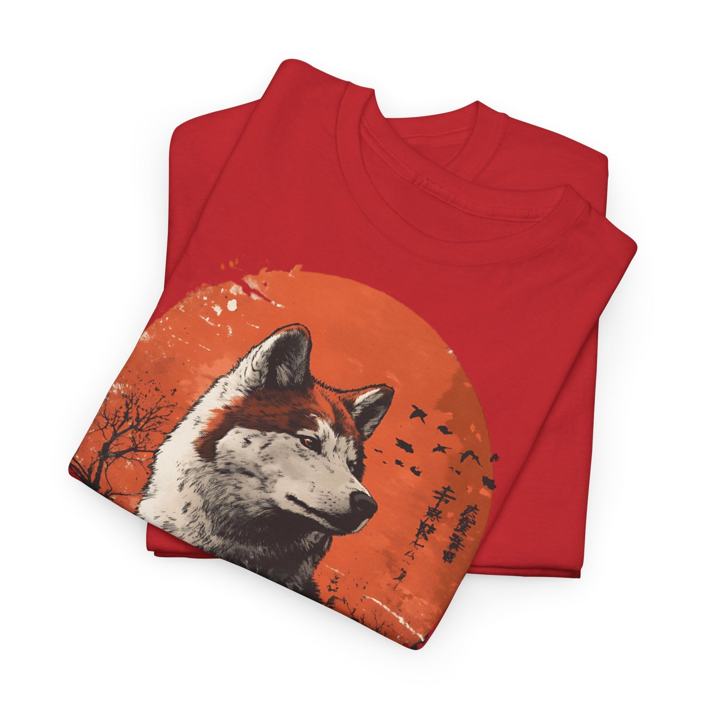 Shiba Inu "Red Moon" Tshirt