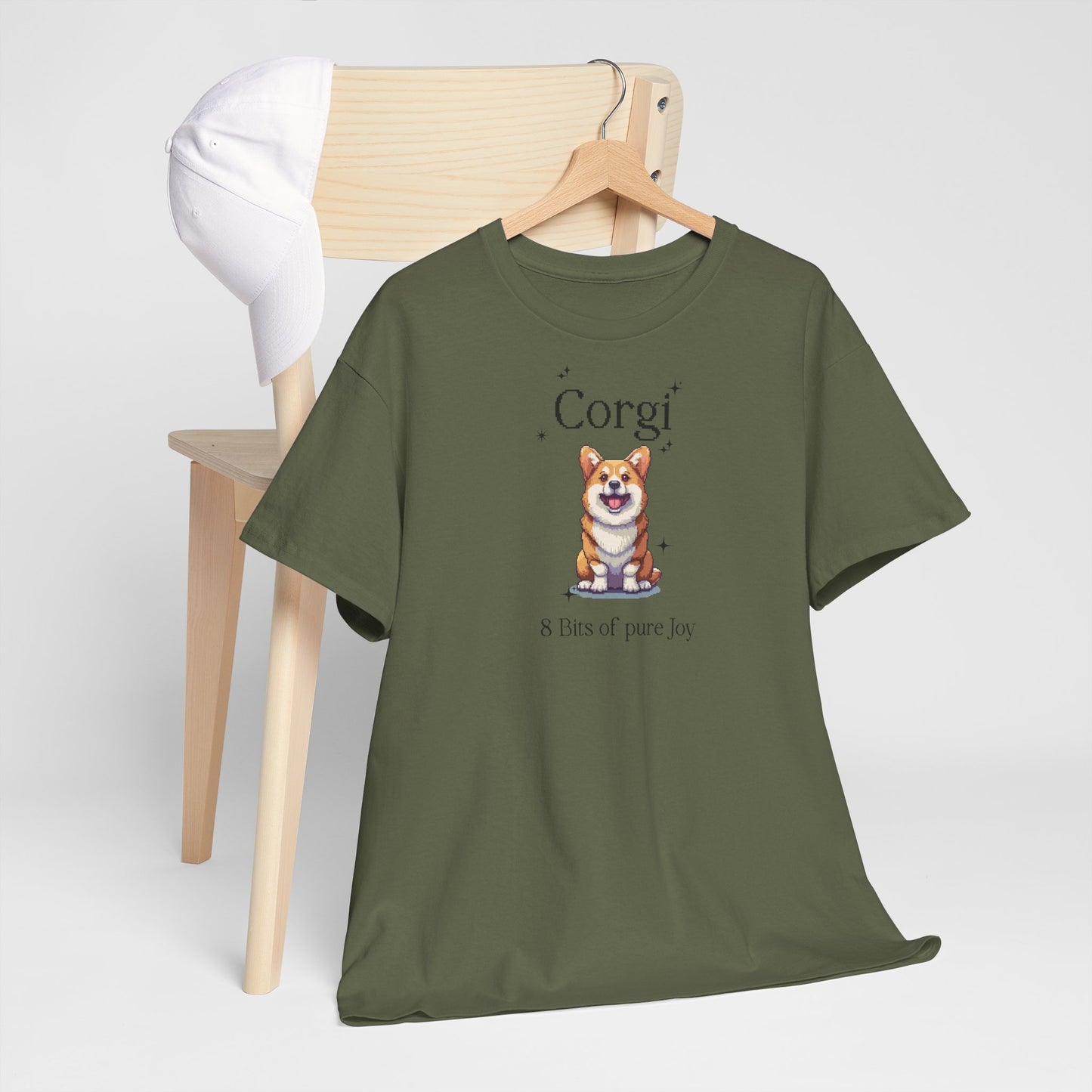 T-Shirt - Corgi 8 bit of pure joy -  Gamer Pet Tee