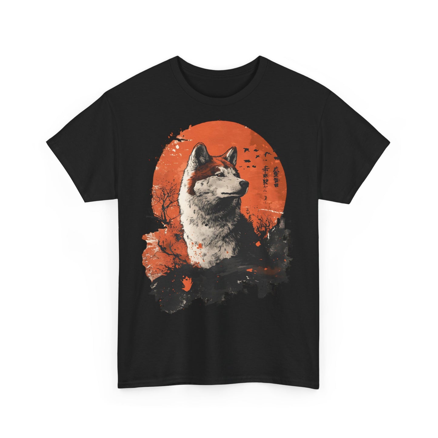 Shiba Inu "Red Moon" Tshirt