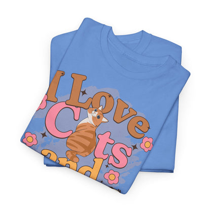 Love Cats and Dogs Tshirt - Hunde und Katzen liebhaber Tshirt