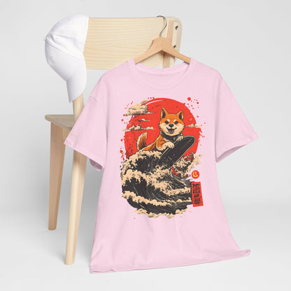 Shiba Inu Surfing T-Shirt