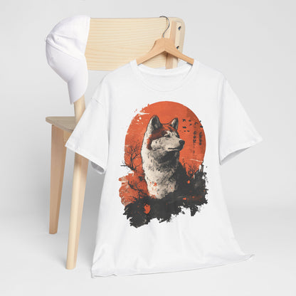 Shiba Inu "Red Moon" Tshirt