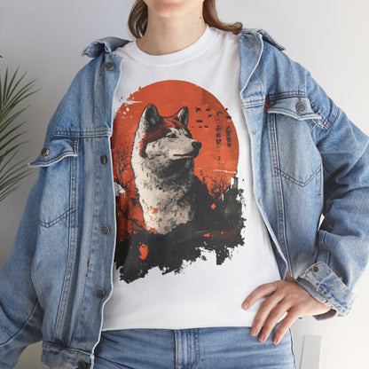 Shiba Inu "Red Moon" Tshirt