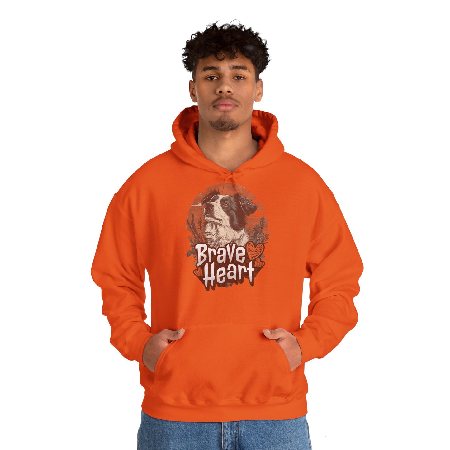 Brave Heart - Unisex Heavy Blend™ Hoodie Sweatshirt