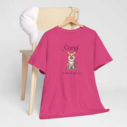 T-Shirt - Corgi 8 bit of pure joy -  Gamer Pet Tee