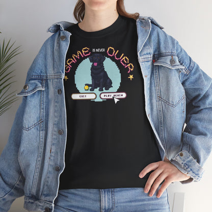 The Game is never over - Labrador Tshirt - Unisex Heavy Cotton Tee