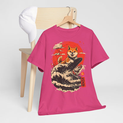 Shiba Inu Surfing T-Shirt