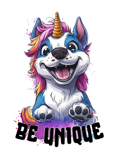 Be Unique Einhornhund - Unisex T-Shirt - Statt 24.99€ jetzt nur 9.99€