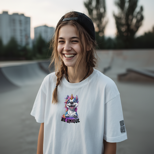 Be Unique Einhornhund - Unisex T-Shirt - Statt 24.99€ jetzt nur 9.99€