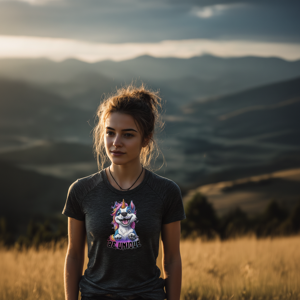 Be Unique Einhornhund - Unisex T-Shirt - Statt 24.99€ jetzt nur 9.99€